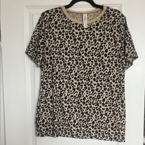 Leopard Print Women's Top